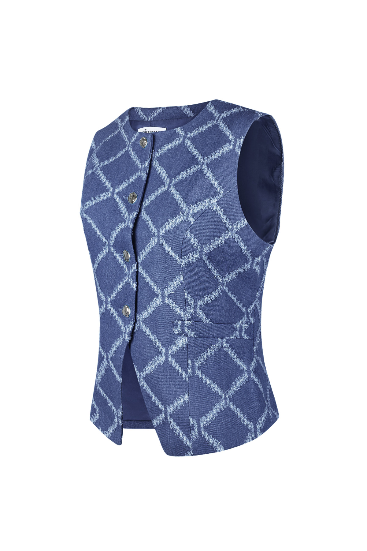 Grids of grace corset - Blue h5 Picture8