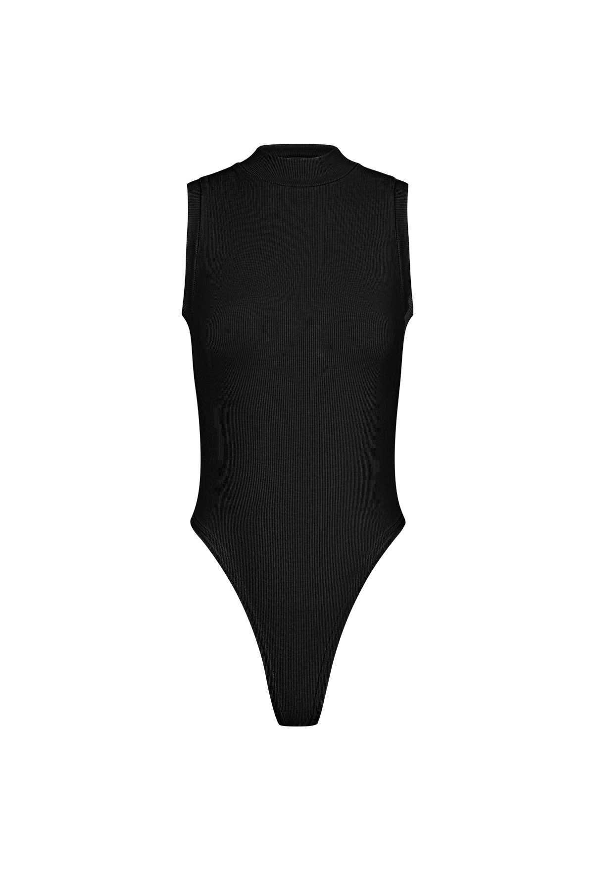 Body básico cuello alto - Negro 2