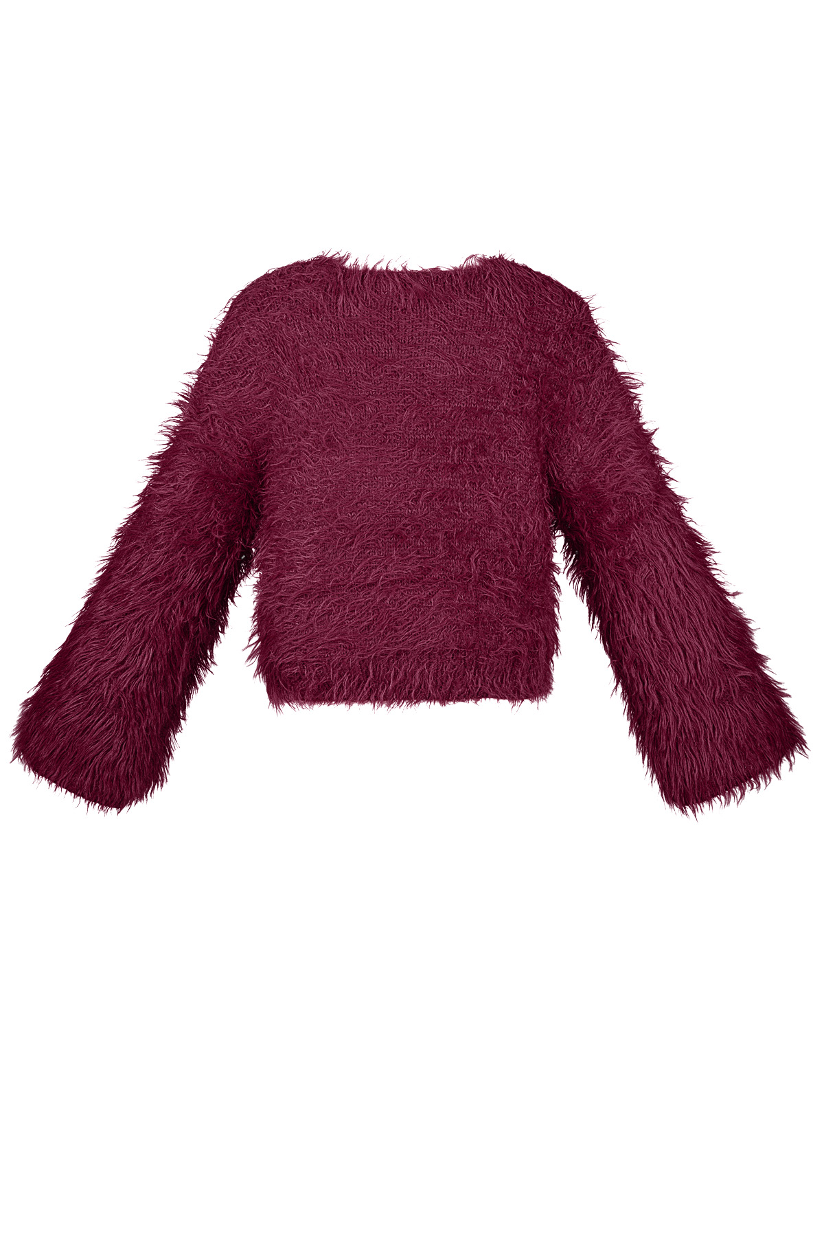 Fluffy finesse top - Burgundy h5 Picture9