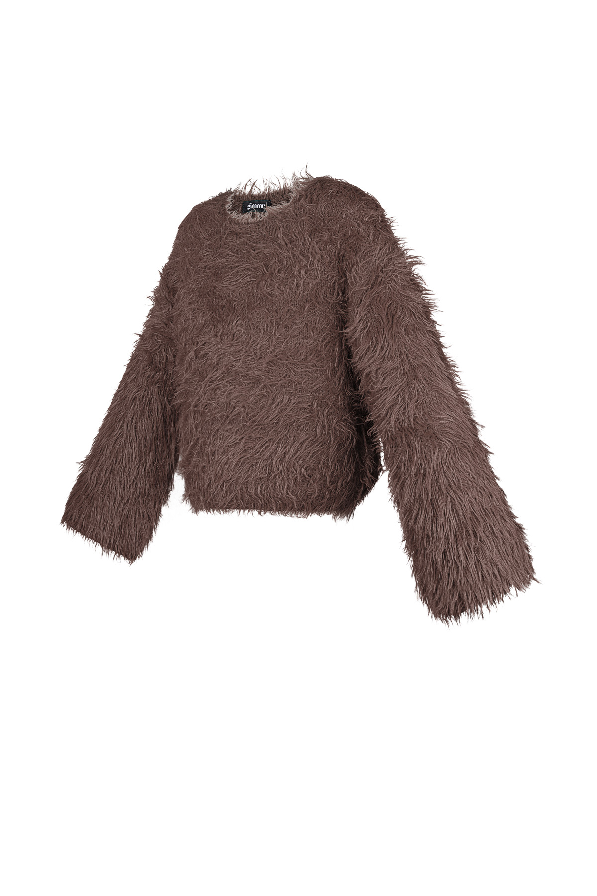 Fluffy finesse top - Brown h5 Picture7