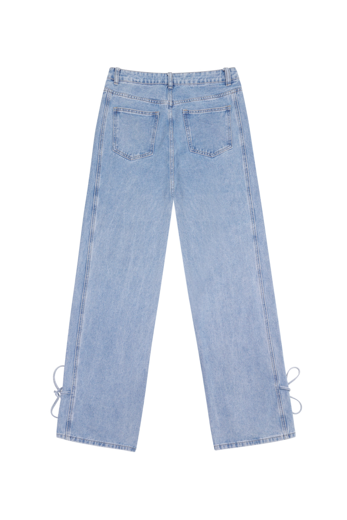 Jeans mit Bossy-Schleife - Blau h5 Bild8