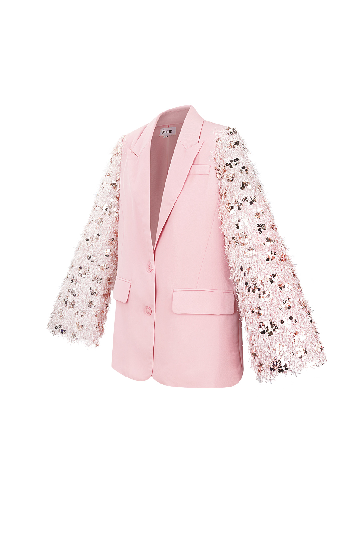 Blazer fluffy sparkle - Pink h5 Picture8