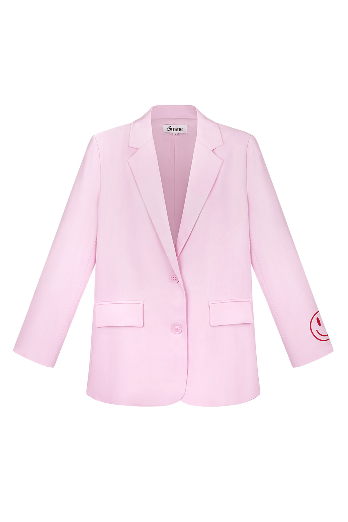 Blazer zeig dein farbenfrohes Lächeln - Pink 2