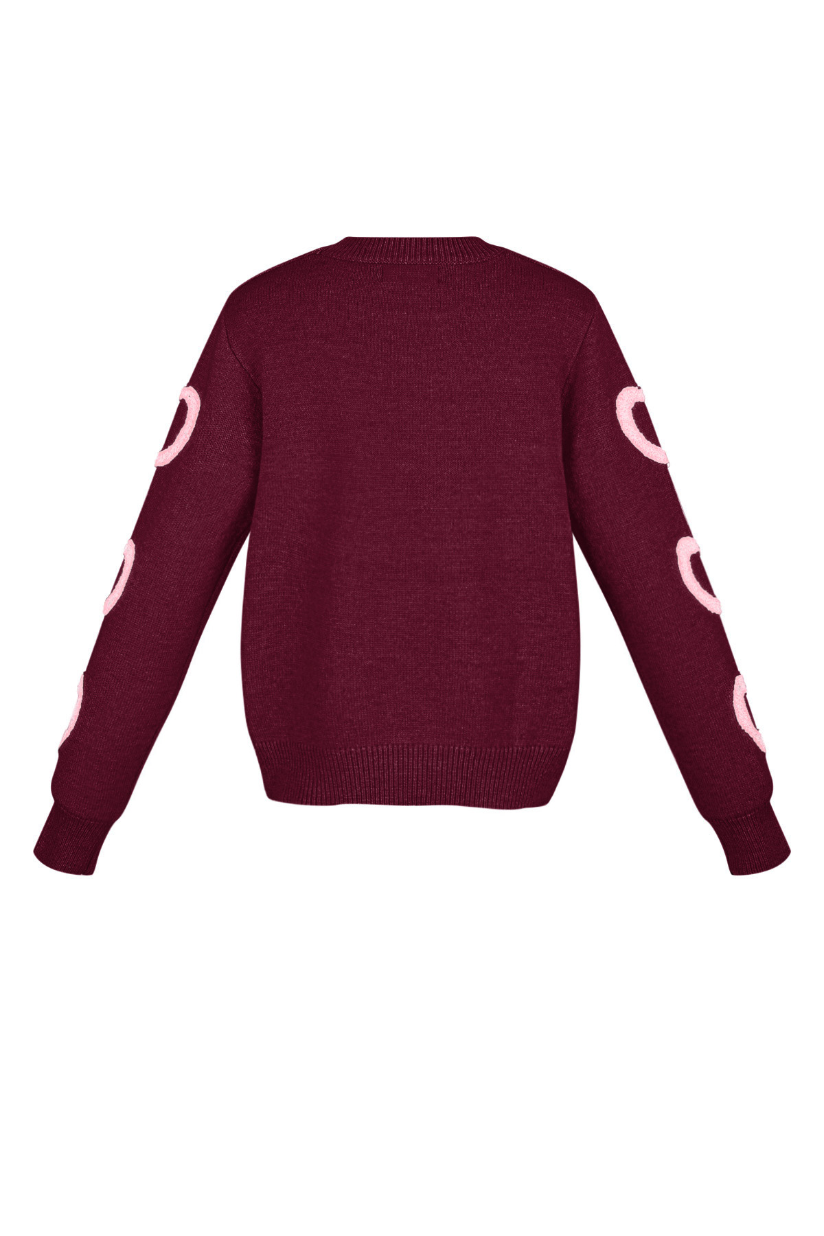 Amour sweater - Wine red Picture6