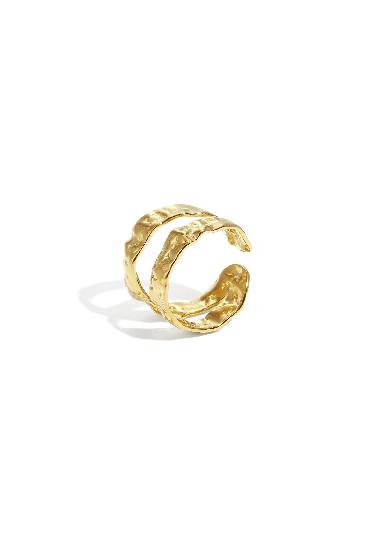 Textured double ring