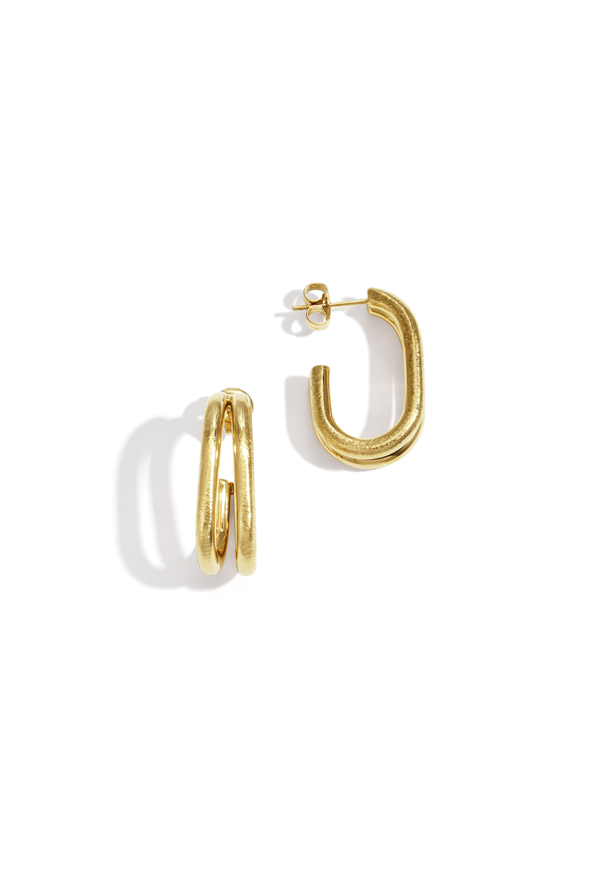 Hoop Earrings lines Casual Daily Simple Series Women's jewelry 2