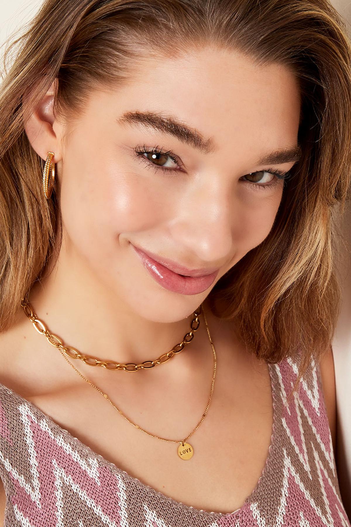 Collar de acero inoxidable h5 