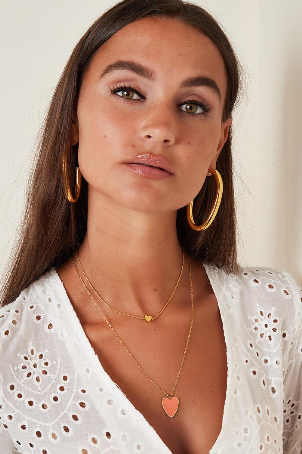 Erwachsene - Bunte Herzkette Bild2