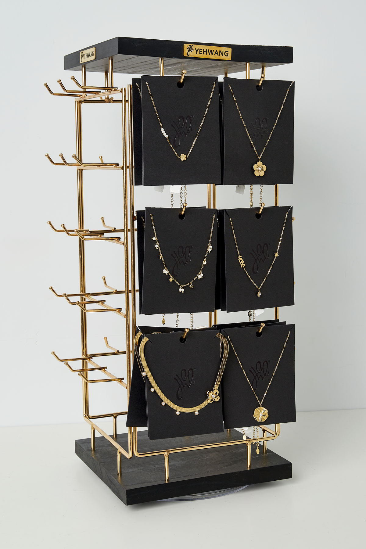 Confezione supplementare collane con display perla party - acciaio inossidabile