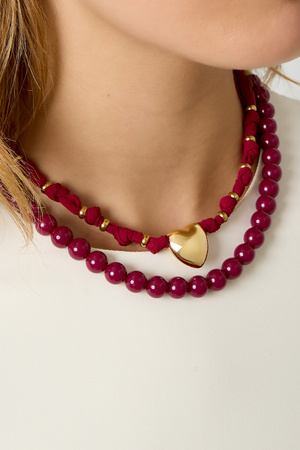 Kolye Uçları Kalp Günlük Basit Seri Kadın Takıları h5 Resim3