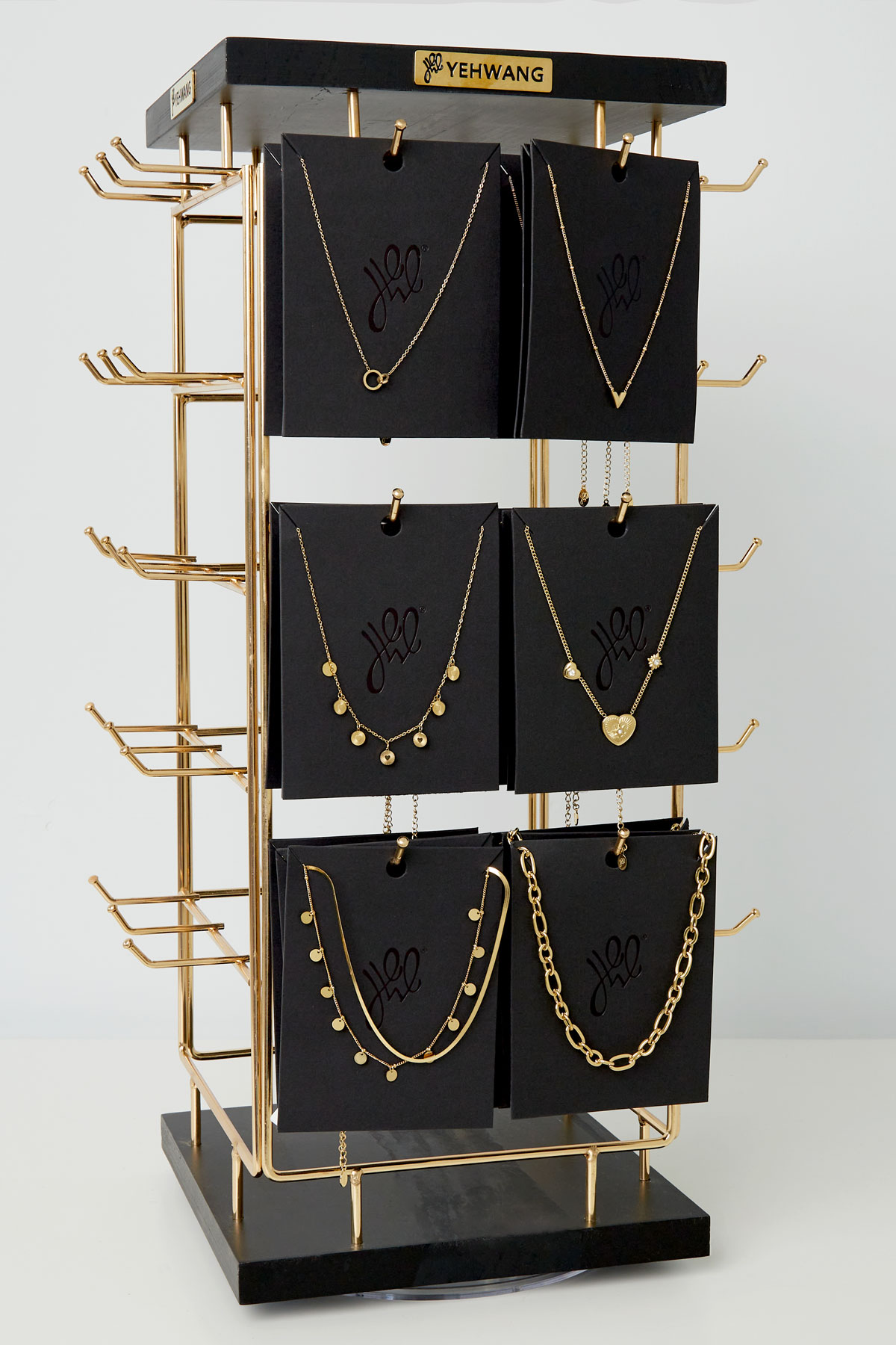 Nachschubpaket Halskettendisplay elegant – Edelstahl