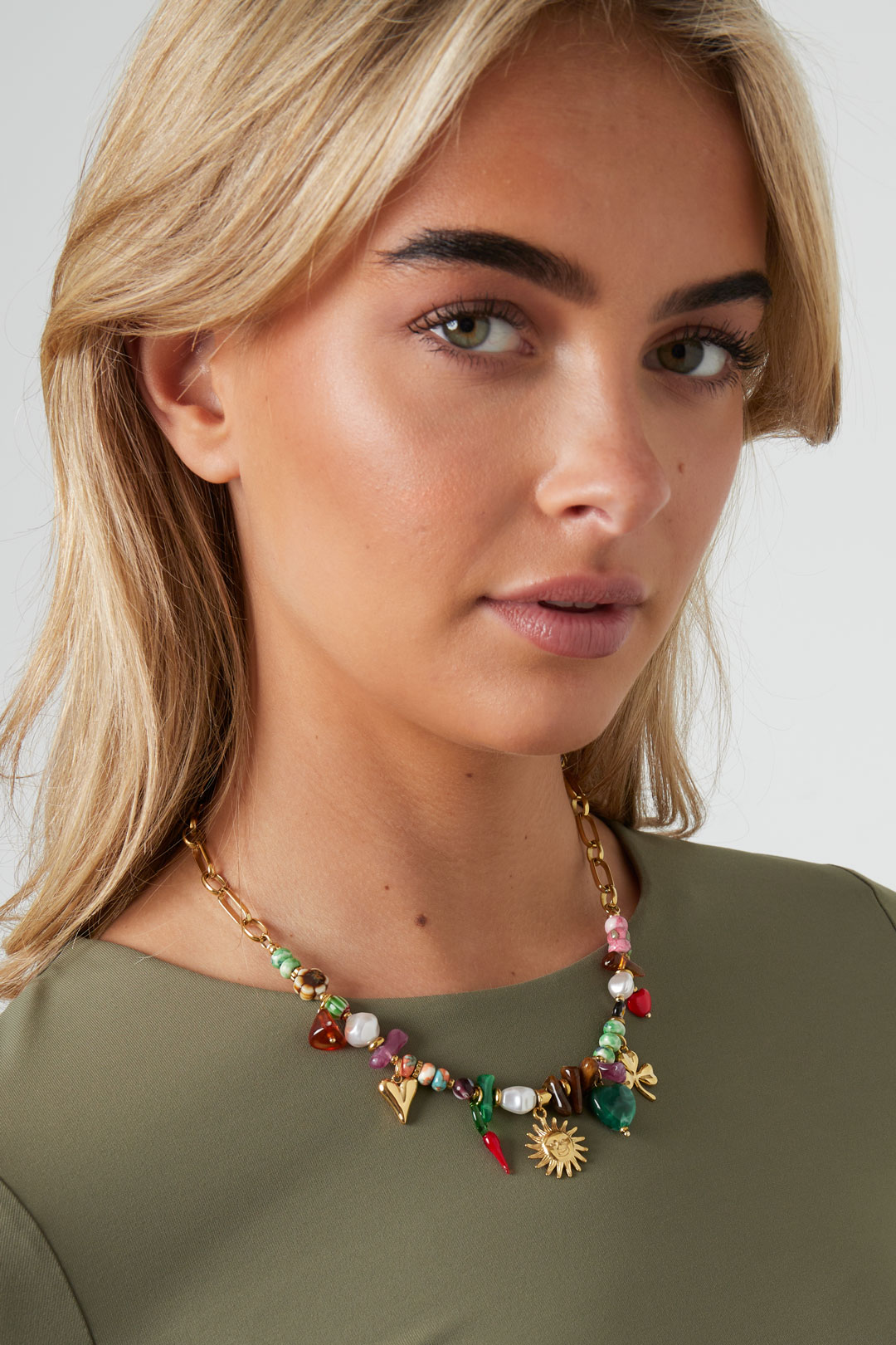 Beaded Necklaces Heart sun Beads Casual Daily Ethnic Series Women's jewelry