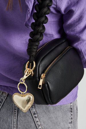 Keychain heart - lilac h5 Picture2