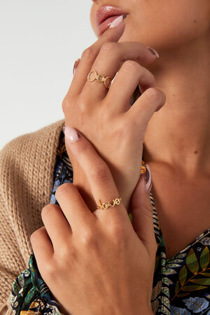 Ring links love - gold h5 Picture2