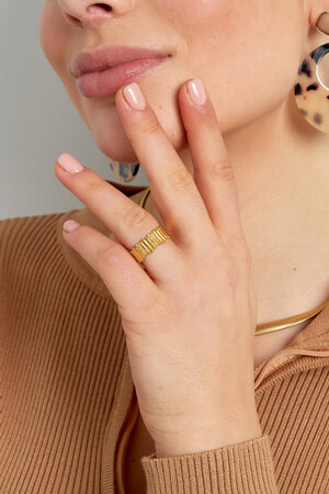 Ring stripes - gold h5 Picture2