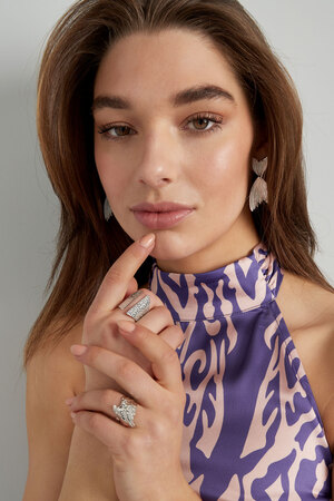 Statement ring drip - Silver h5 Picture3