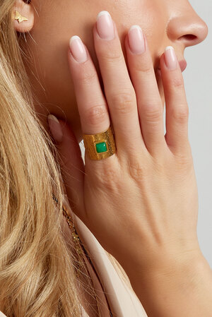 Bohemian lush ring - gold h5 Picture2