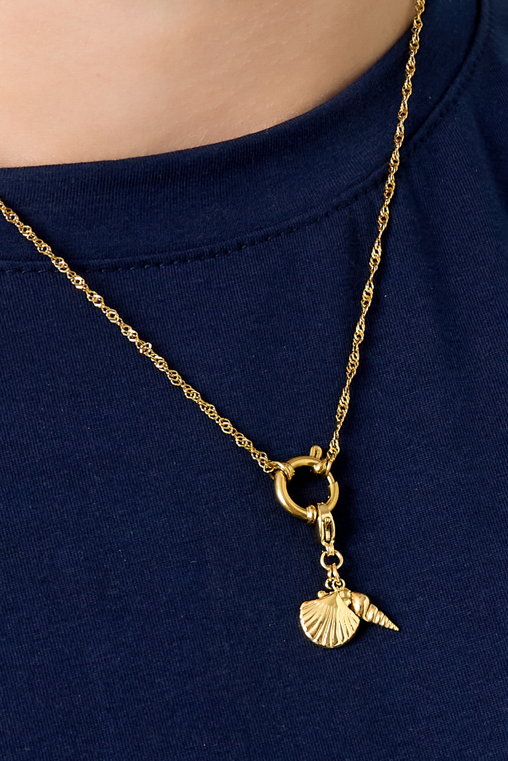 Dijes de joyería de acero inoxidable con diseño de tortuga para uso diario h5Imagen2