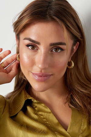 Earrings croissant - gold h5 Picture2