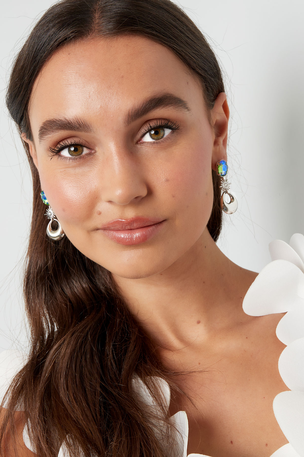 Boucles d'oreilles charms avec perle de verre - doré Acier Inoxydable h5 Image2
