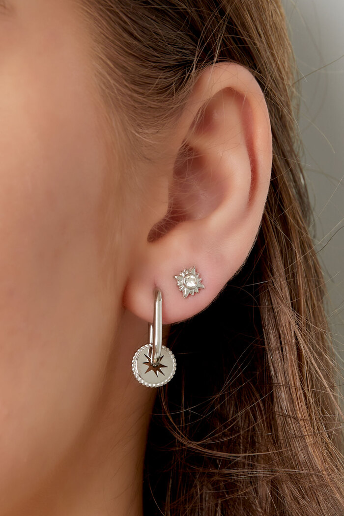 Earrings star coin - gold Picture3