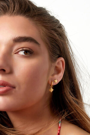 Ear studs star - gold h5 Picture2