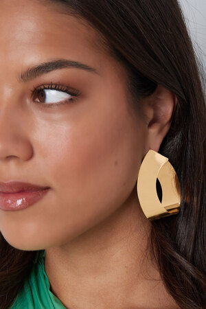 Earrings fling - gold h5 Picture3