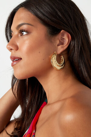 Earrings aesthetic - gold h5 Picture3
