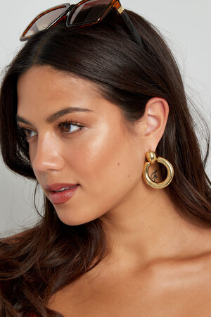 Earrings classic - gold h5 Picture2