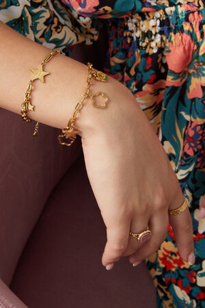 Link bracelet stars - gold h5 Picture2