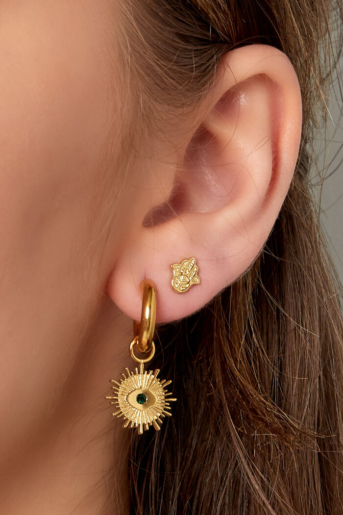 Ear studs hand - gold Picture3