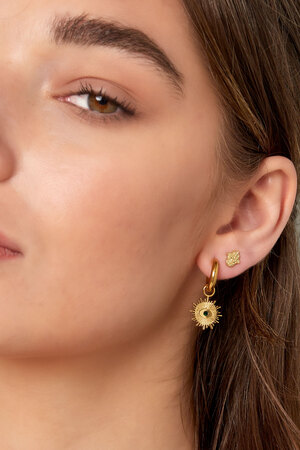 Ear studs hand - gold h5 Picture4
