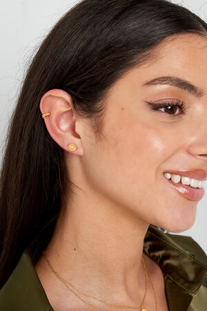Boucles d'oreilles en forme de fleur - Argent 925 h5 Image2