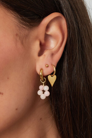 Boucles d'oreilles coeur basique - or h5 Image3