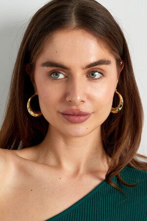 Aesthetic earrings - gold h5 Picture2