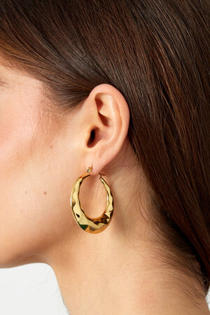 Aesthetic earrings - gold h5 Picture3