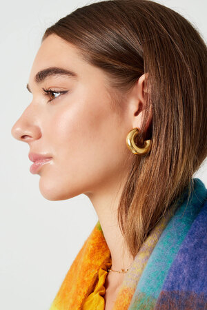 Einfache Ohrringe - Gold h5 Bild2
