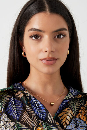 Earrings aesthetic basic - gold h5 Picture2