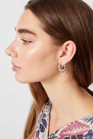 Earrings aesthetic with point - gold h5 Picture3