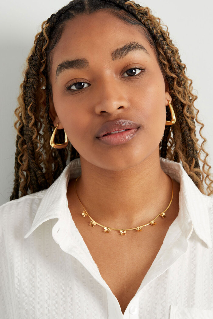 Simple statement earrings - gold Picture2