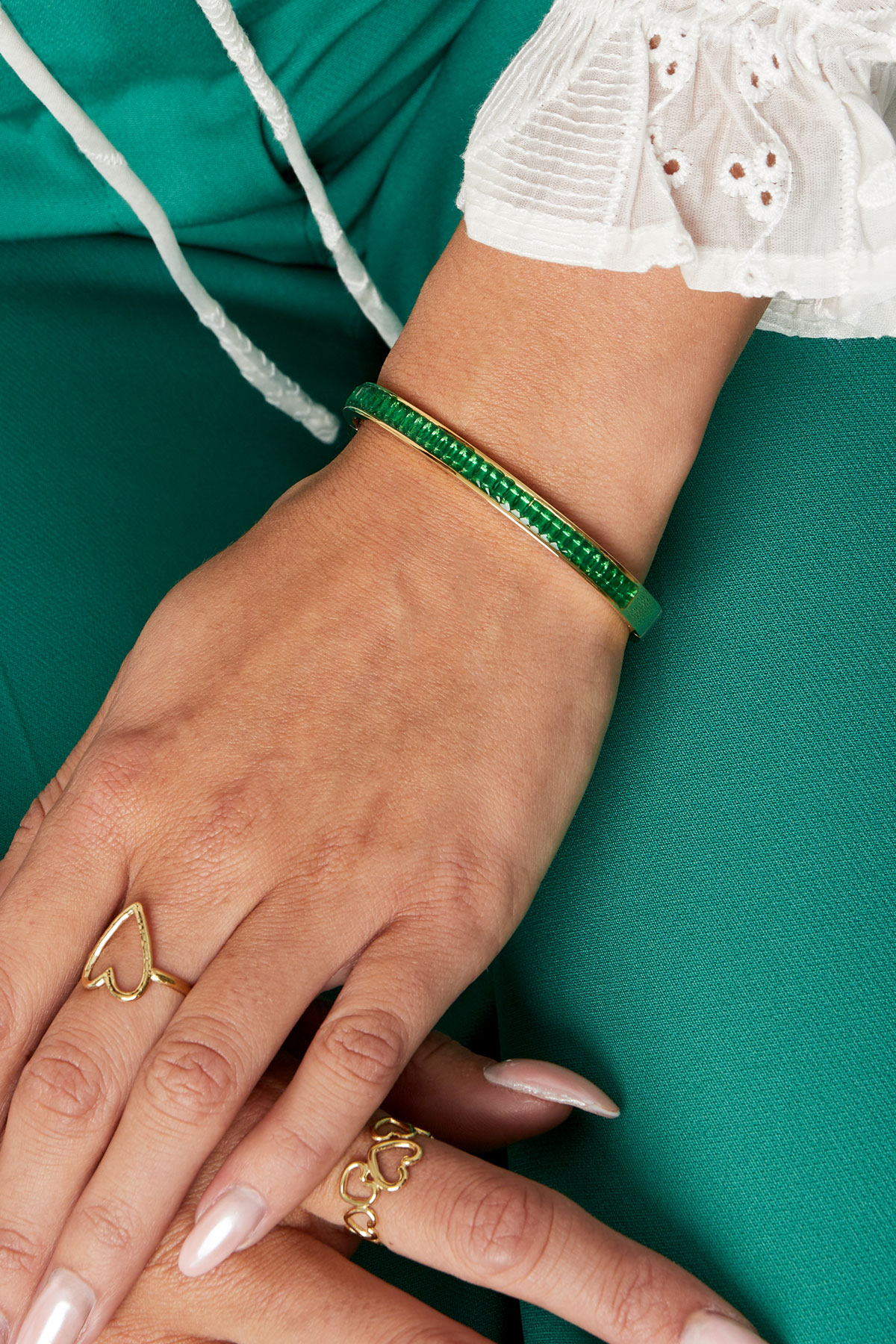 Slave bracelet stones - green h5 Picture2