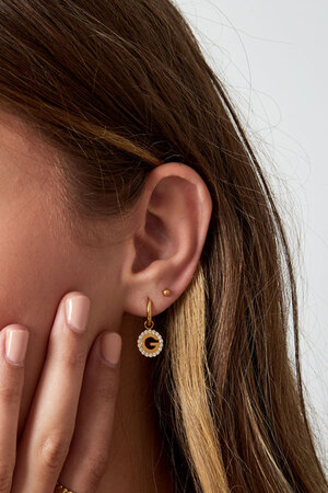 Earrings graceful G - gold h5 Picture3