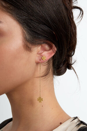 Studs clover - gold h5 Picture2