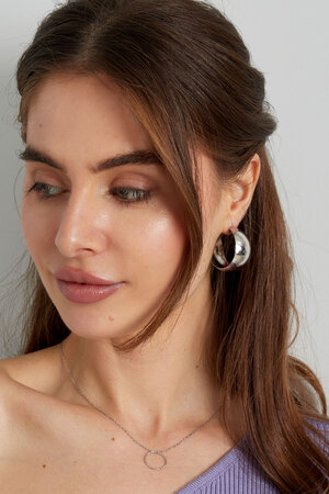 Earrings brushed - gold h5 Picture6