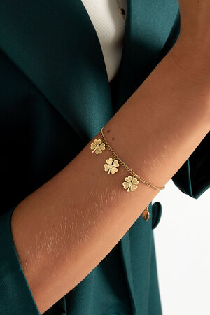 Bracelet clovers - gold h5 Picture2