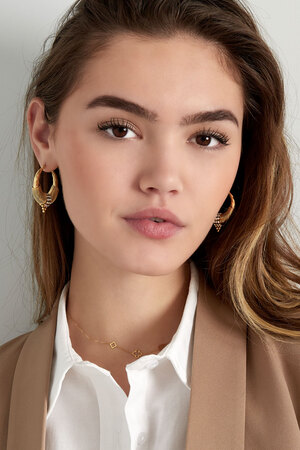 Earrings bohemian vibe - gold h5 Picture2