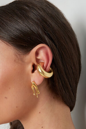 Ear cuff simple - plateado h5 Imagen3