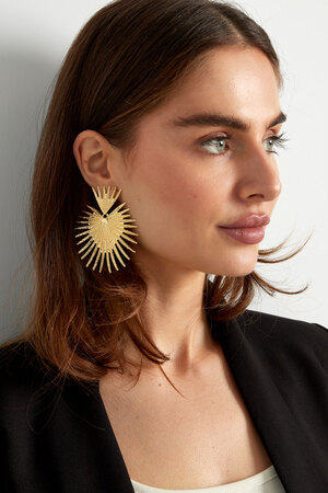 Earrings radiant - gold h5 Picture2