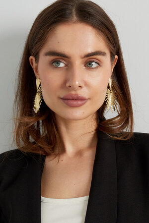 Earrings radiant - gold h5 Picture4