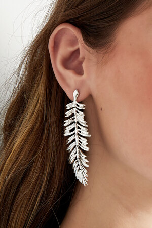 Feather earrings - gold h5 Picture3